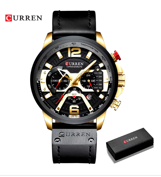 CURREN Luxury Chronograph Wristwatch