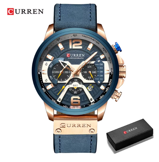 CURREN Luxury Chronograph Wristwatch