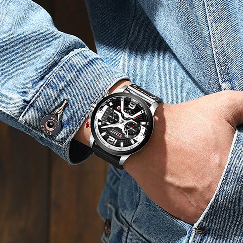 CURREN Luxury Chronograph Wristwatch