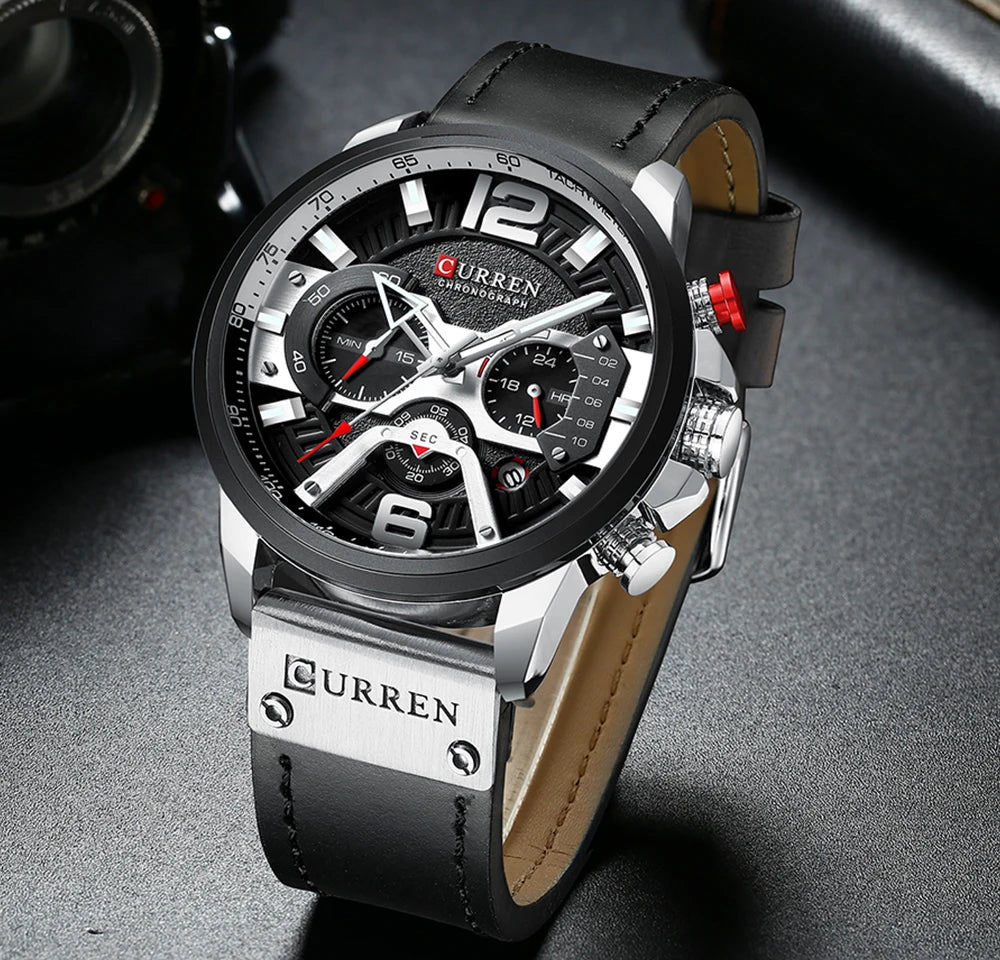 CURREN Luxury Chronograph Wristwatch