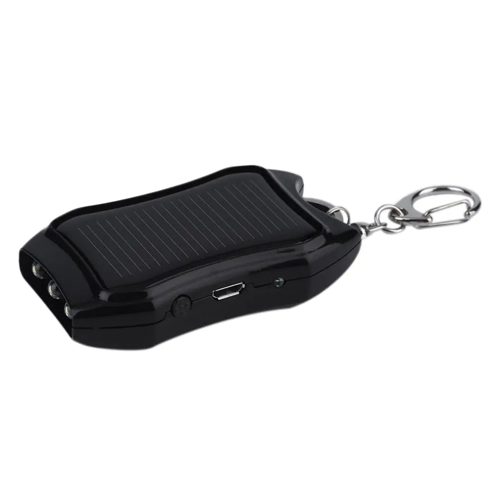 Solar Keychain Charger Mobile Power Supply Energy Saving Charger