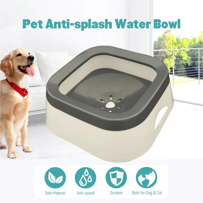 32 oz Anti-splash Pet Water Bowl