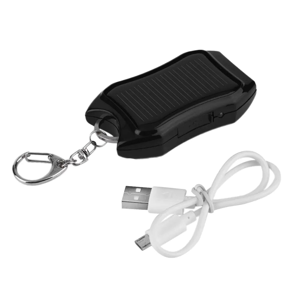 Solar Keychain Charger Mobile Power Supply Energy Saving Charger