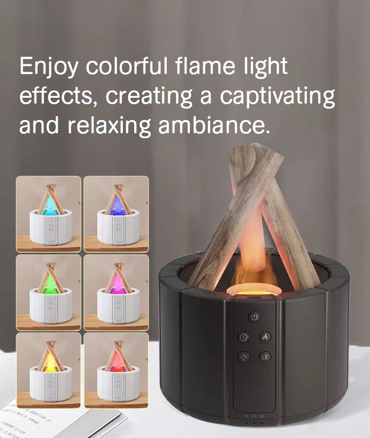 KINSCOTER Simulated Flame Aroma Diffuser