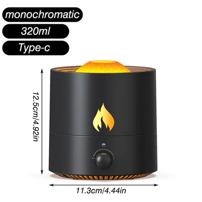 Volcanic Flame Air Humidifier Aromatherapy