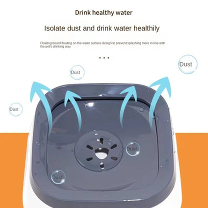 Splash-Free Pet Water Bowl