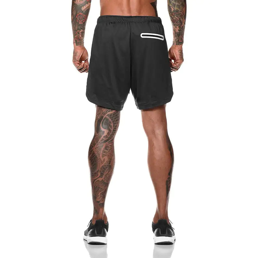 Performance Dual-Layer Running Shorts