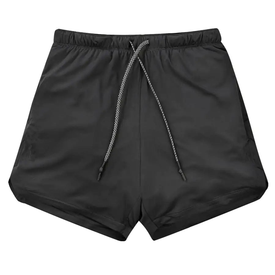 Performance Dual-Layer Running Shorts