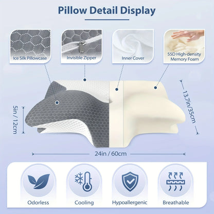 Pain Ease Ergonomic Neck Pillow