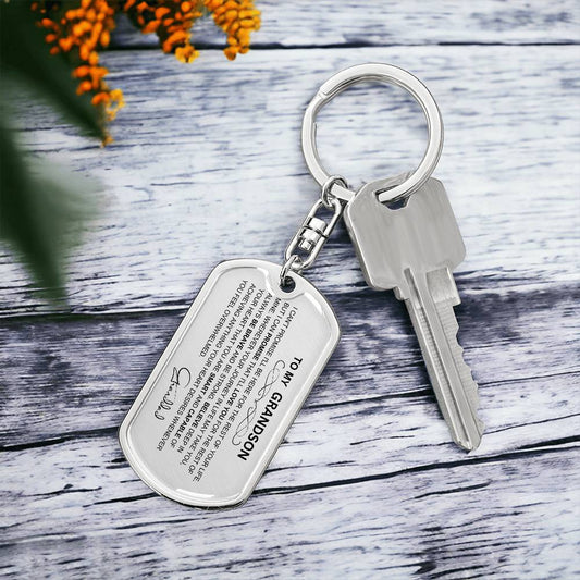 Timeless Grandfather-Grandson Keepsake Keychain