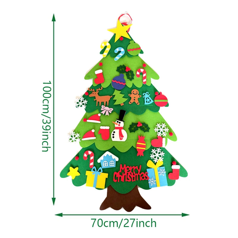 Adorable Felt Christmas Tree Kit