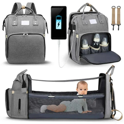 Mommy Backpack & Baby Bed Combo