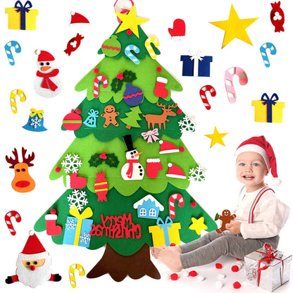 Adorable Felt Christmas Tree Kit