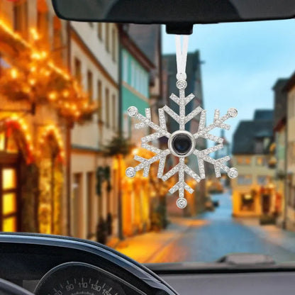 Enchanting Snowflake Projection Ornament