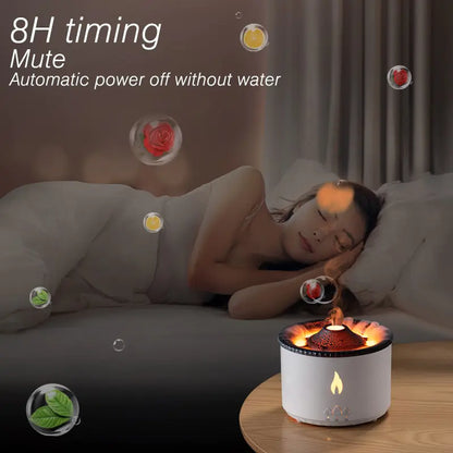 Volcanic Flame Air Humidifier Aromatherapy